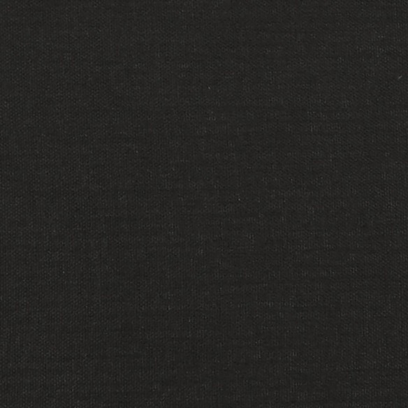 Repose-pied Noir 60x60x36 cm Tissu et similicuir