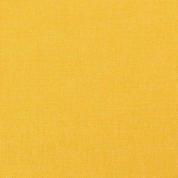 Repose-pied Jaune moutarde 45x29,5x35 cm Tissu et similicuir