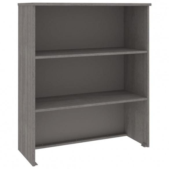 Dessus de buffet HAMAR Gris clair 85x35x100 cm Bois de pin