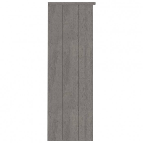 Dessus de buffet HAMAR Gris clair 85x35x100 cm Bois de pin