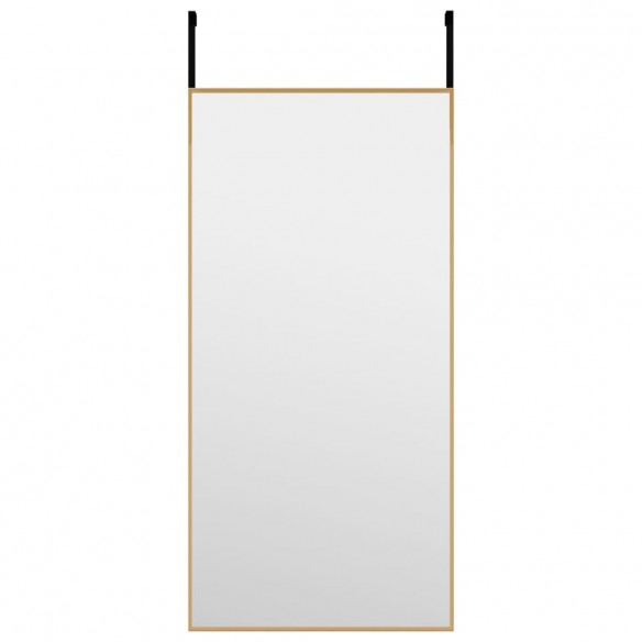 Miroir de porte Doré 30x60 cm Verre et aluminium
