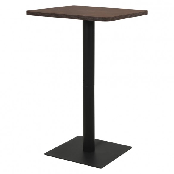 Table de bistro Cendre foncé 78,5x78,5x107 cm