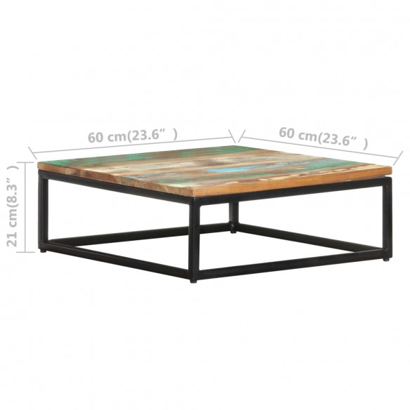 Tables basses gigognes 2 pcs Bois de récupération massif