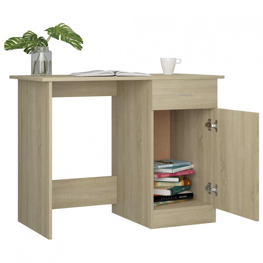 Bureau Chêne sonoma 100 x 50 x 76 cm Aggloméré
