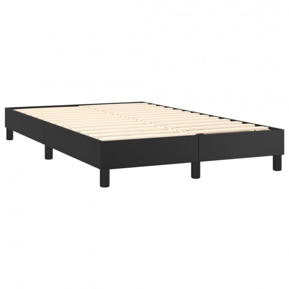 Cadre de lit matelas Noir 120x200 cm Similicuir