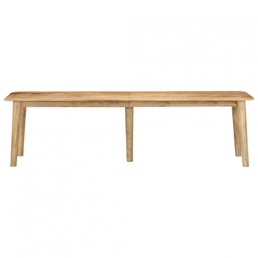 Banc 160x40x45 cm bois massif de manguier
