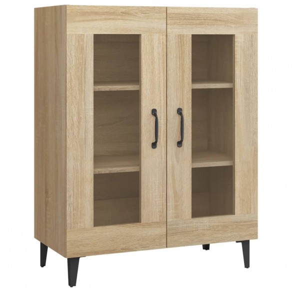 Buffet chêne sonoma 69,5x34x90 cm bois d'ingénierie