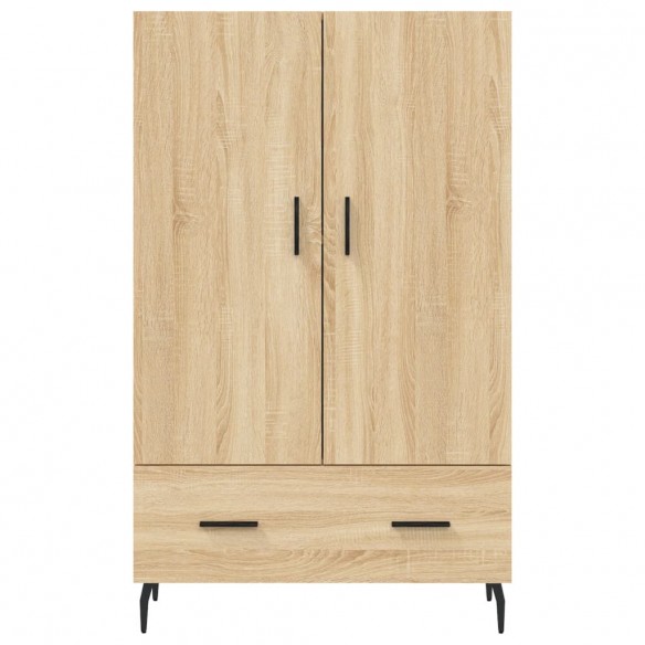 Buffet haut chêne sonoma 69,5x31x115 cm bois d'ingénierie