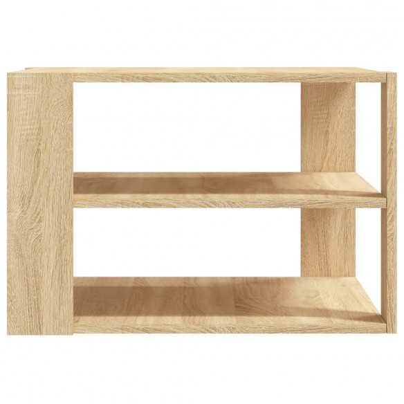 Table basse chêne sonoma 59,5x59,5x40 cm bois d'ingénierie