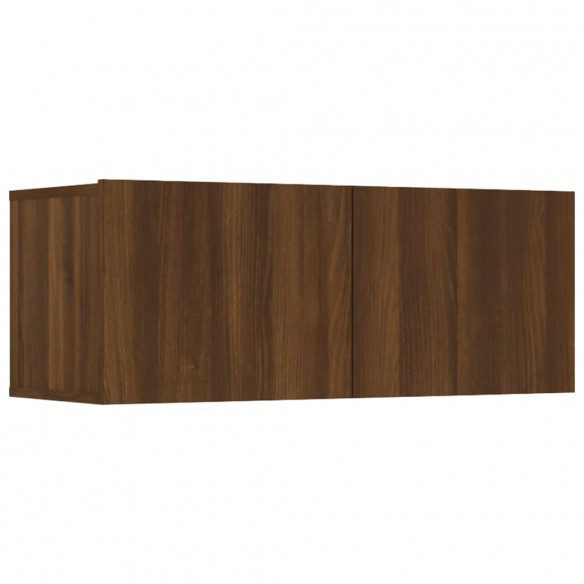 Ensemble de meubles TV 6 pcs Chêne marron Bois d'ingénierie