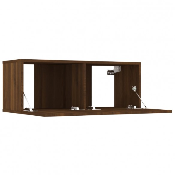 Ensemble de meubles TV 8 pcs Chêne marron Bois d'ingénierie