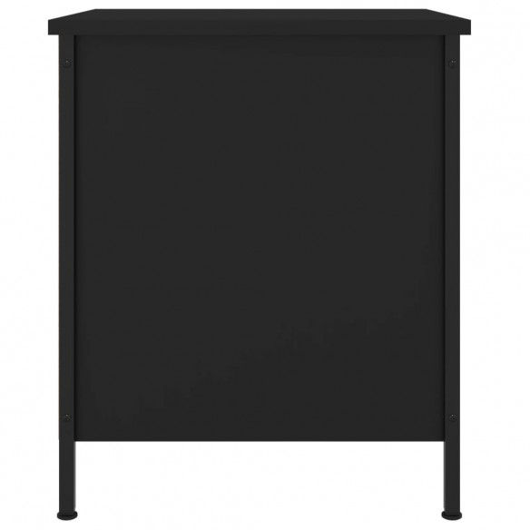 Tables de chevet 2 pcs noir 40x42x50 cm bois d’ingénierie