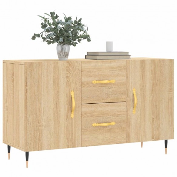 Buffet chêne sonoma 100x36x60 cm bois d'ingénierie