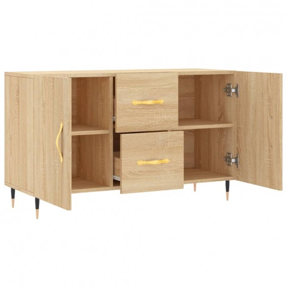 Buffet chêne sonoma 100x36x60 cm bois d'ingénierie