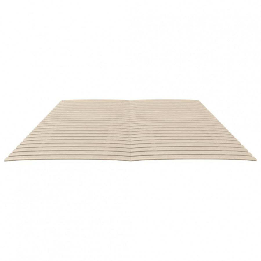 Sommiers à lattes avec 48 lattes 2 pcs 70x200 cm