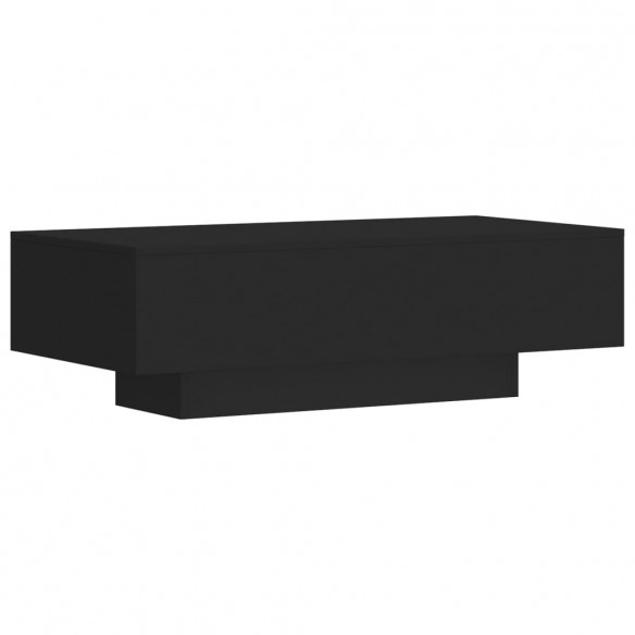 Table basse noir 100x49,5x31 cm bois d'ingénierie