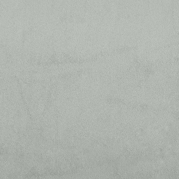 Lit de jour gris clair 80x200 cm velours
