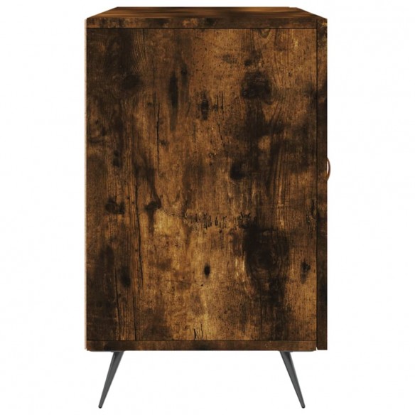 Buffet chêne fumé 100x36x60 cm bois d'ingénierie