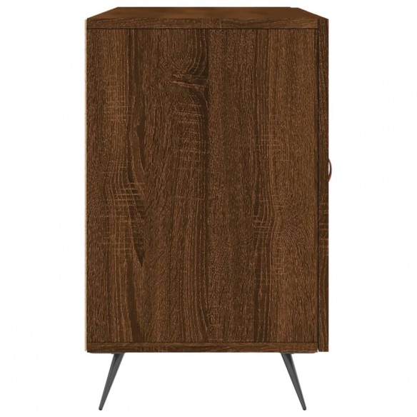 Buffet chêne marron 100x36x60 cm bois d'ingénierie