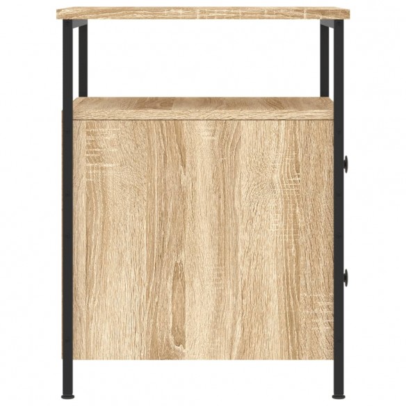 Table de chevet chêne sonoma 44x45x60 cm bois d'ingénierie