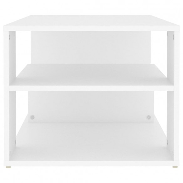 Table basse Blanc 100x50x40 cm Aggloméré