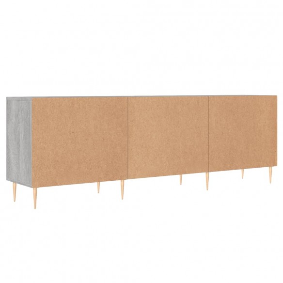 Meuble TV sonoma gris 150x30x50 cm bois d'ingénierie