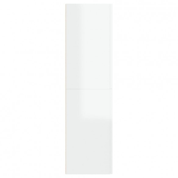 Meubles TV 2 pcs Blanc brillant 30,5x30x110 cm Aggloméré