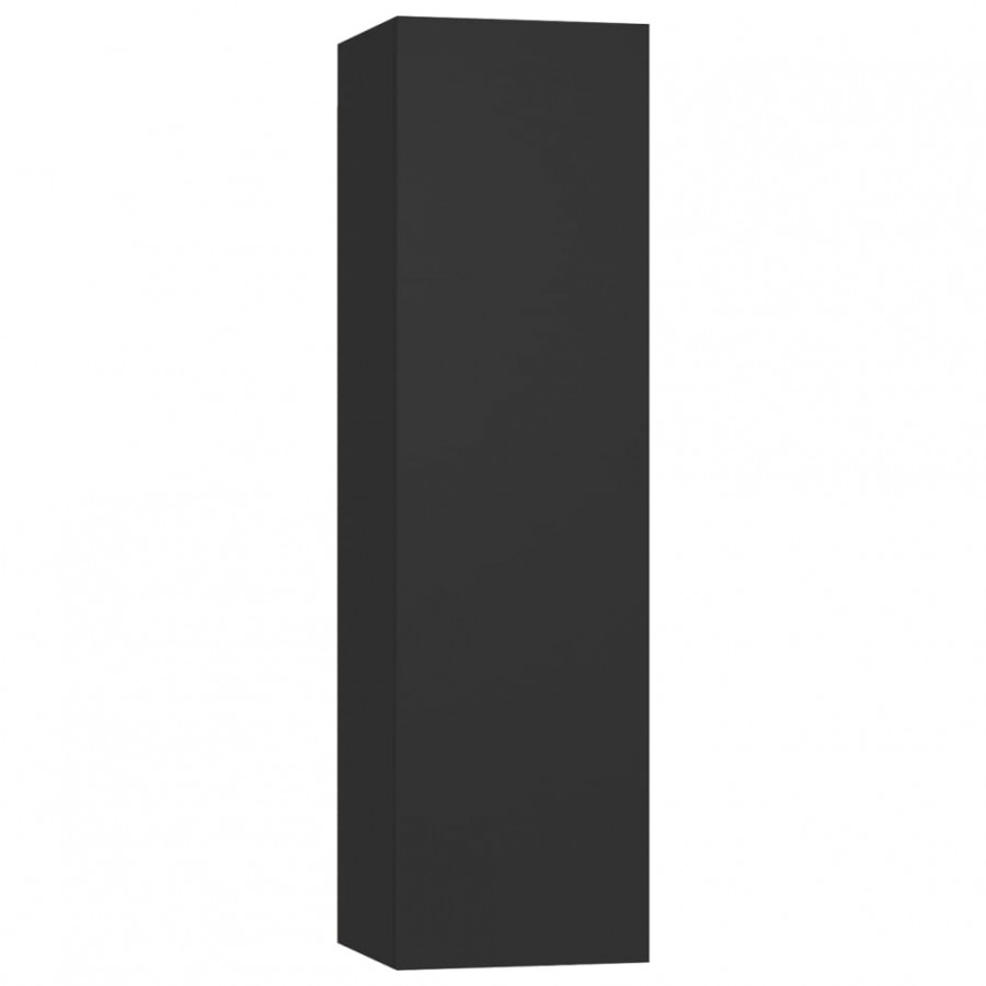 Ensemble de meubles TV 7 pcs Noir  Ensemble de meubles TV 7 pcs Noir