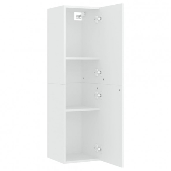 Meubles TV 2 pcs Blanc 30,5x30x110 cm Aggloméré