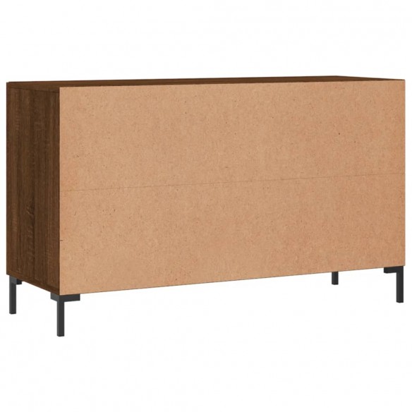 Buffet chêne marron 100x36x60 cm bois d'ingénierie