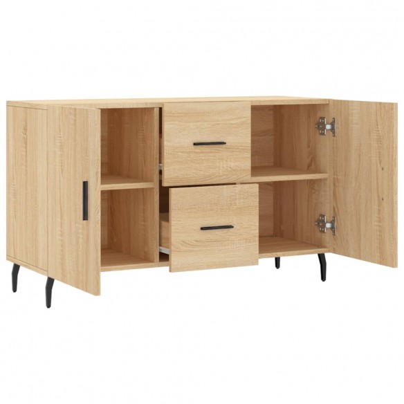 Buffet chêne sonoma 100x36x60 cm bois d'ingénierie