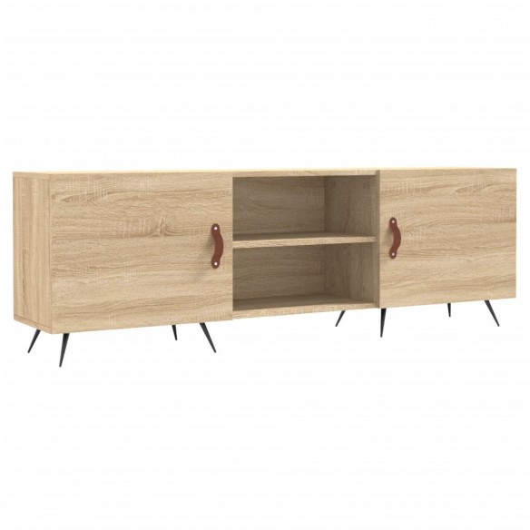 Meuble TV chêne sonoma 150x30x50 cm bois d'ingénierie