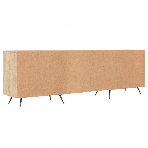 Meuble TV chêne sonoma 150x30x50 cm bois d'ingénierie