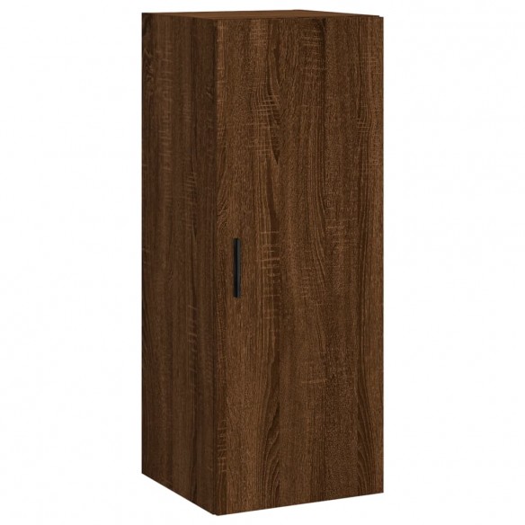 Armoire murale chêne marron 34,5x34x90 cm