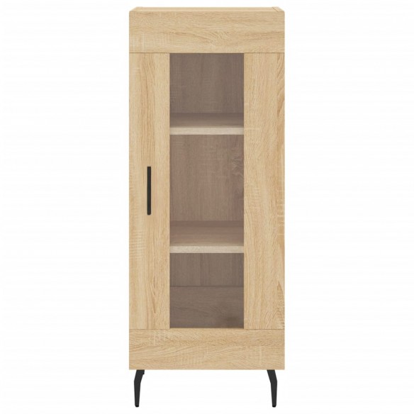 Buffet haut Chêne sonoma 34,5x34x180 cm Bois d'ingénierie