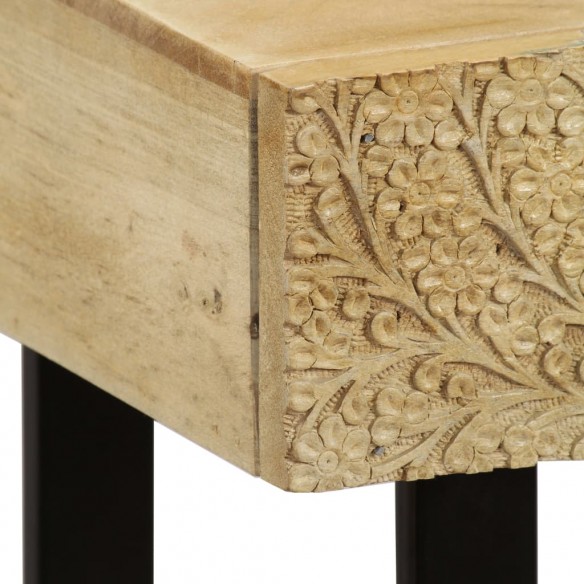 Table console Bois de manguier massif 102 x 30 x 79 cm