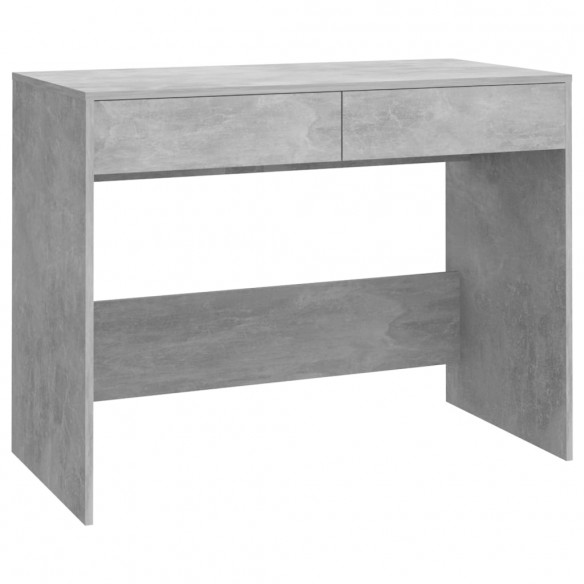 Bureau Gris béton 101x50x76,5 cm Aggloméré