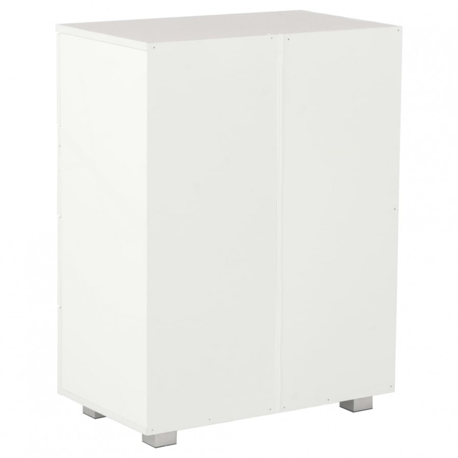 Buffet Blanc brillant 60x35x80 cm  Buffet Blanc brillant 60x35x80 cm