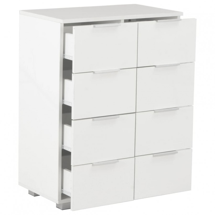 Buffet Blanc brillant 60x35x80 cm  Buffet Blanc brillant 60x35x80 cm