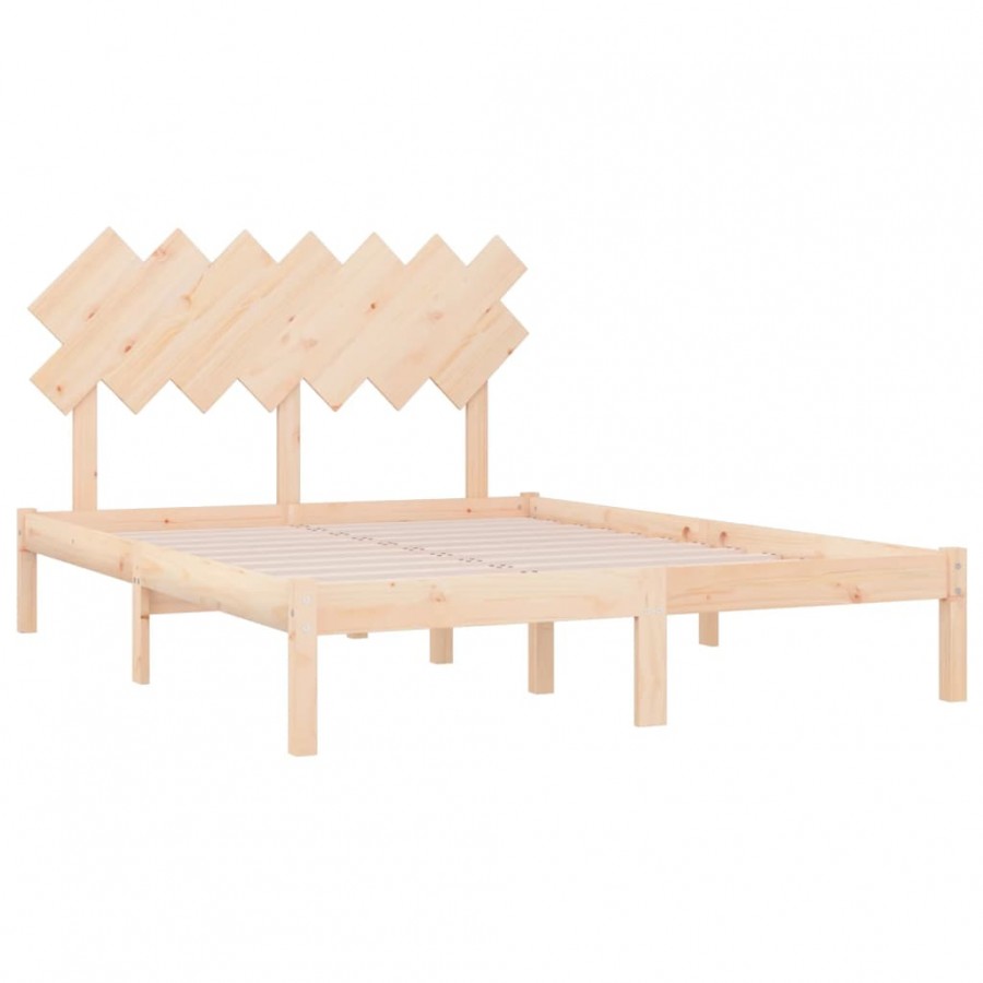Lit 140x200 cm Bois massif