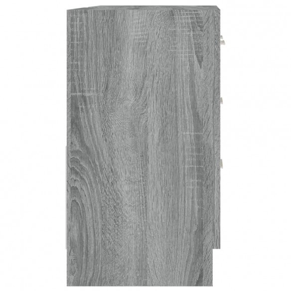 Armoire de lavabo Sonoma gris 63x30x54 cm Bois d'ingénierie