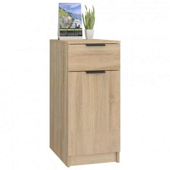 Armoire de bureau Chêne sonoma 33,5x50x75 cm Bois d'ingénierie