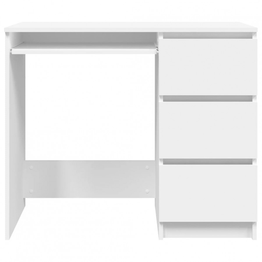 Bureau Blanc 90x45x76 cm Aggloméré Bureau Blanc 90x45x76 cm Aggloméré