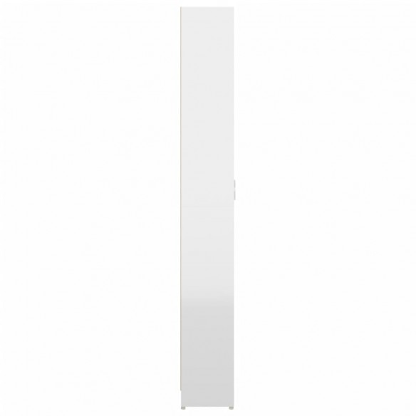 Garde-robe de couloir Blanc brillant 55x25x189 cm Aggloméré