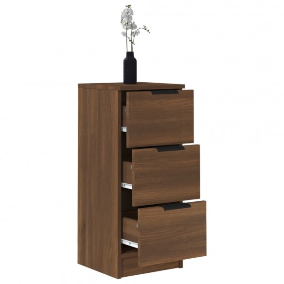 Buffet Chêne marron 30x30x70 cm Bois d'ingénierie