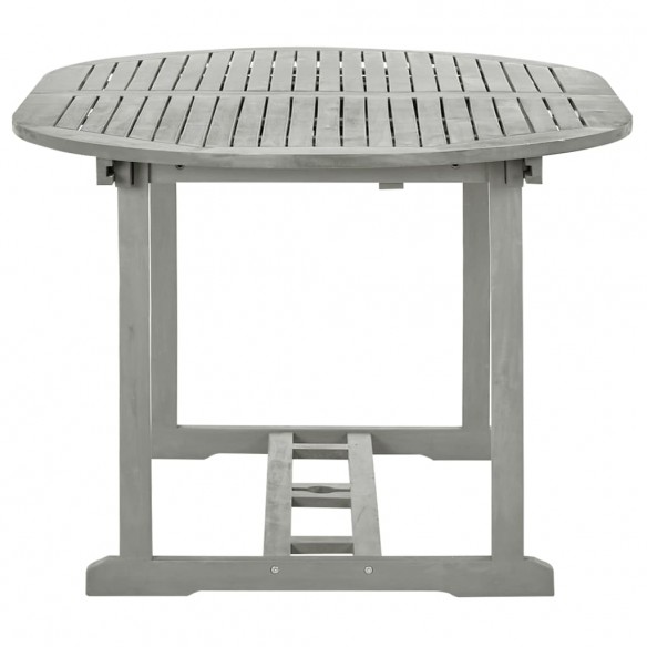 Table de jardin Gris 200x100x75 cm Bois d'acacia massif