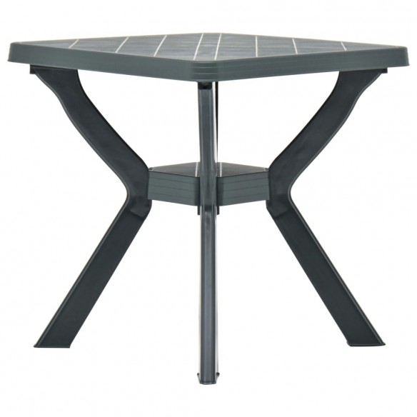 Table de bistro Vert 70x70x72 cm Plastique