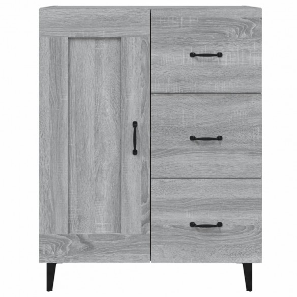 Buffet Sonoma gris 69,5x34x90 cm Bois d'ingénierie