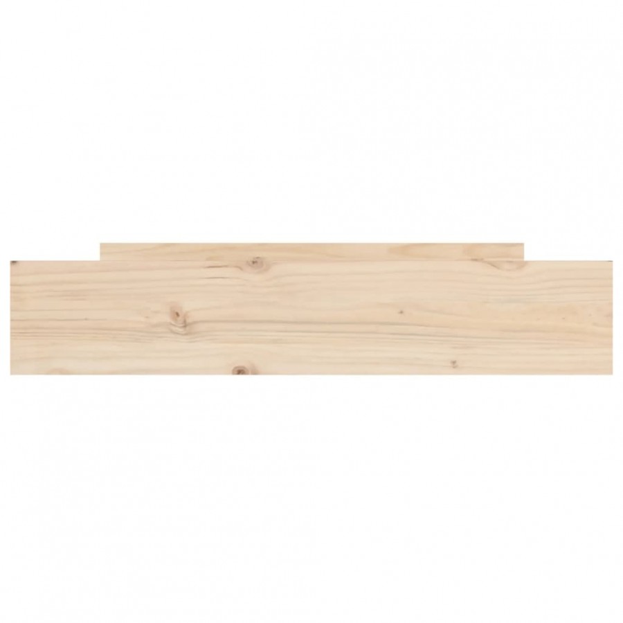 Tiroirs de lit 2 pcs bois de pin massif Tiroirs de lit 2 pcs bois de pin massif