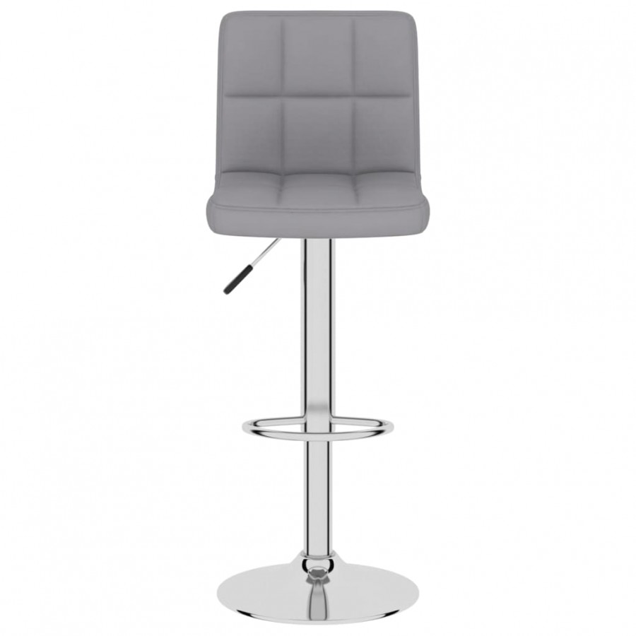 Tabourets de bar lot de 2 gris clair tissu Tabourets de bar lot de 2 gris clair tissu